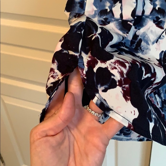 Cynthia Rowley printed shirt-sleeve blouse - Picture 6 of 6